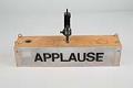 Image of Applause sign from Studio B where Almost Live! was taped, ca. 1990