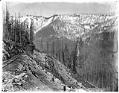 Image of Great Northern switchback, circa 1892