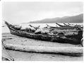 Image of Whaling canoe at Neah Bay, 1900