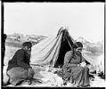 Image of Two Makah people at Port Townsend, September 2, 1899