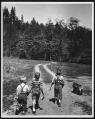 Image of Children going fishing, Preston, 1958