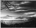 Image of Mount Rainier and Lake Washington from Madrona neighborhood, Seattle, 1960