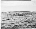 Image of Canoe race at Coupeville festival, August 9, 1936