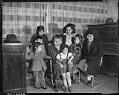 Image of Chief Jerry Kanim and his family, Snoqualmie, February 21, 1948