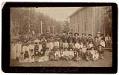 Image of Quileute children and teachers, La Push, circa 1887