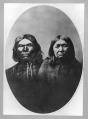 Image of Chief Chits-A-Man-Han and his wife, circa 1884