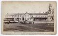 Image of Industrial Boarding School buildings on the Puyallup Reservation, circa 1885