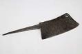 Image of Hand-forged cleaver made by blacksmith August Joseph Wenzel, ca. 1890