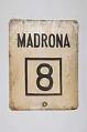 Image of Tin destination sign from Seattle street car, ca. 1910, 