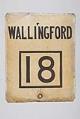 Image of Tin destination sign from Seattle street car, ca. 1910, 