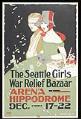 Image of Seattle Girls War Relief Bazaar poster by Anita Miller, 1917