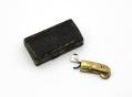 Image of Lancing tool and case belonging to Dr. Charles Page Bryant, ca. 1909