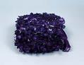 Image of Muff covered with silk violets, ca. 1900