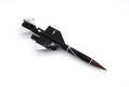 Image of Black plastic model of a Boeing AF54-3079 Bomarc IM 99 US Air Force missile, ca. 1955-1960