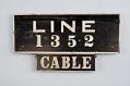 Image of Sign from the James Street cable car line, ca. 1920