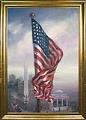 Image of Painting of Victory Square in Seattle, ca. 1949