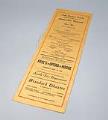 Image of Silk ribbon program for the Dedication Concerts at Seattle's New Opera House held May 15-16, 1962