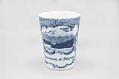 Image of Blue and white souvenir tumbler, ca. 1909