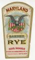 Image of Our House Wine & Liquor Co. Maryland Rye bottle label, circa 1910