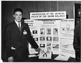 Image of High school student Lewis Haberly at the National Science Fair, Seattle World's Fair, May 1962