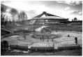 Image of International Fountain and Coliseum under construction, Seattle World's Fair, circa 1961