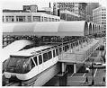 Image of Monorail at Westlake Station, Seattle World's Fair, 1962