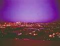 Image of Seattle World's Fair site at dusk, circa 1961