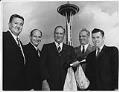 Image of Officials in front of Space Needle, Seattle World's Fair, circa 1962