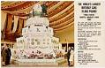 Image of Paul Bunyan's birthday cake display postcard, Seattle World's Fair, 1962