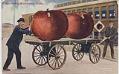Image of Men with giant apples, 1907