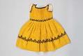 Image of Boy's mustard yellow dress, ca. 1875
