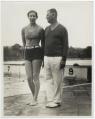Image of Helene Madison and Charlie Fisher at Fleishhacker Pool, San Francisco, September 1930