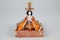 Image of Japanese empress doll from a Girls' Day set, ca. 1930-1940