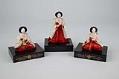 Image of Three dolls, high servants to the empress, from a Girls’ Day set, ca. 1930-1940