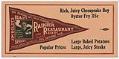 Image of Rainier Restaurant and Bakery advertising card, circa 1920