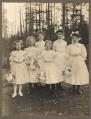Image of Flower girls at Port Blakely, June 18, 1906
