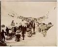 Image of People and goods ready to start over Chilkoot Pass, circa 1898