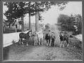 Image of John and Ernest Dulin with horses, circa 1914