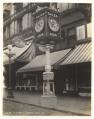 Image of Street clock in front of B.L. Gates jeweler, Seattle, circa 1914