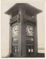 Image of Clock at Colman Dock, Seattle, 1910