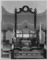 Image of Pipe organ with clock at the Elks Club, Seattle, circa 1914