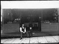 Image of Refreshment stand on streetcar line, Seattle, circa 1910