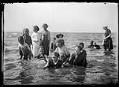 Image of Swimmers at Ballard Beach, Seattle, circa 1913