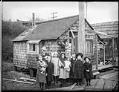 Image of Family in front of their cabin, Seattle, circa 1910