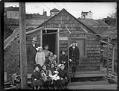 Image of Family in front of their cabin, Seattle, circa 1910