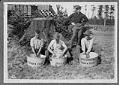 Image of Soldiers of Troop K, 3rd U.S. Cavalry doing Laundry, Seattle, August 1899