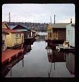 Image of Floating homes on Lake Union, Seattle, circa 1967