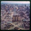 Image of Aerial view of Seattle, showing Grosvenor House, Seattle, circa 1967