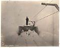 Image of Snowplow near Stevens Pass, circa 1925
