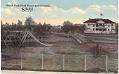 Image of South Park Fieldhouse and playground, Seattle, circa 1913